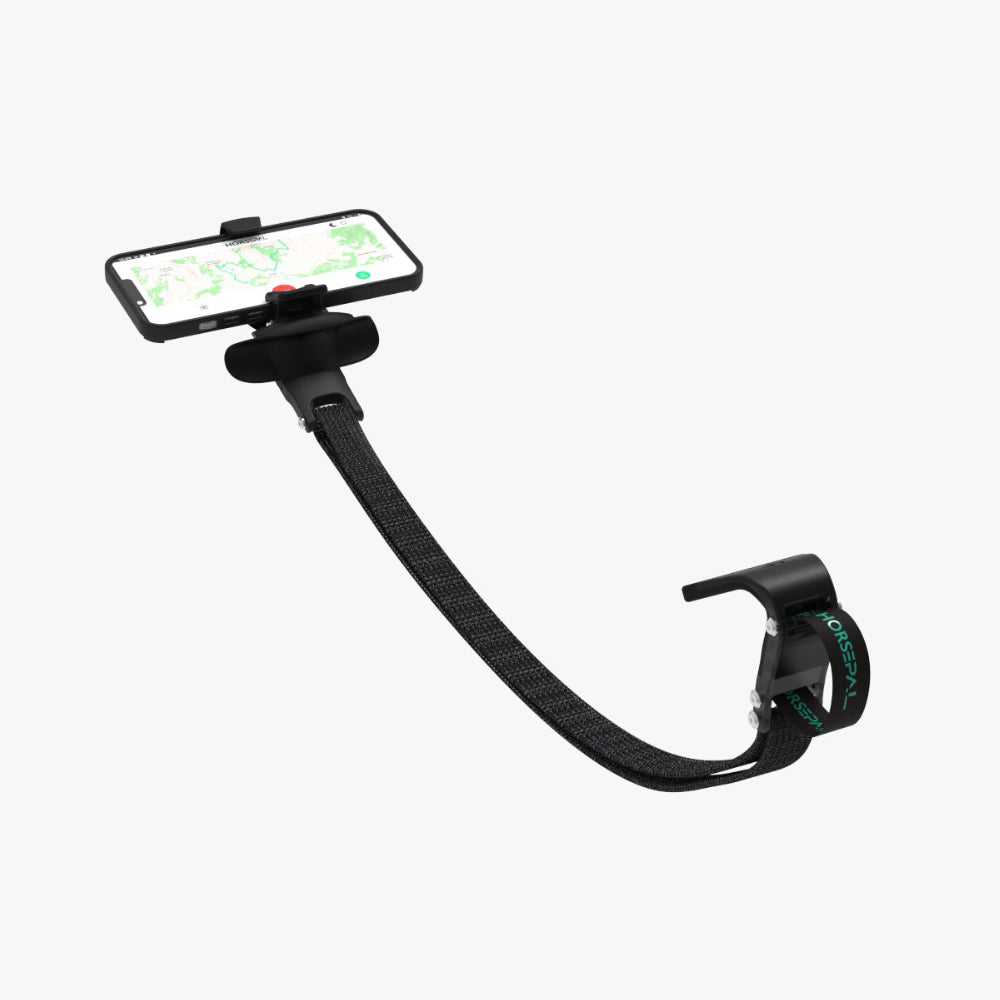 English Saddle Phone Holder