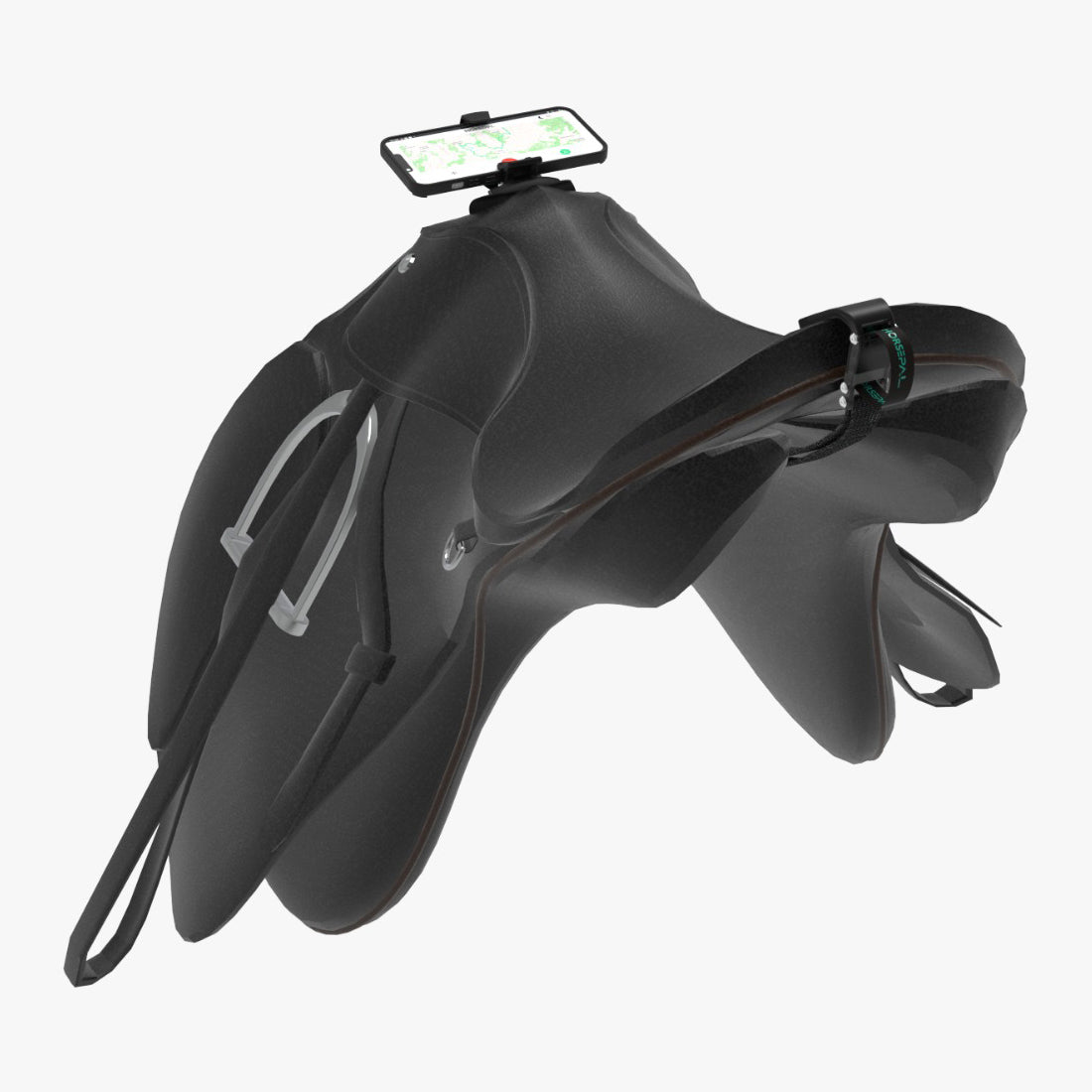 English Saddle Phone Holder
