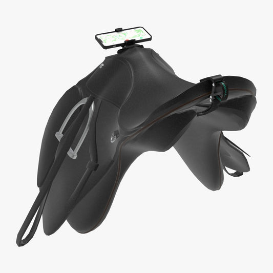 English Saddle Phone Holder