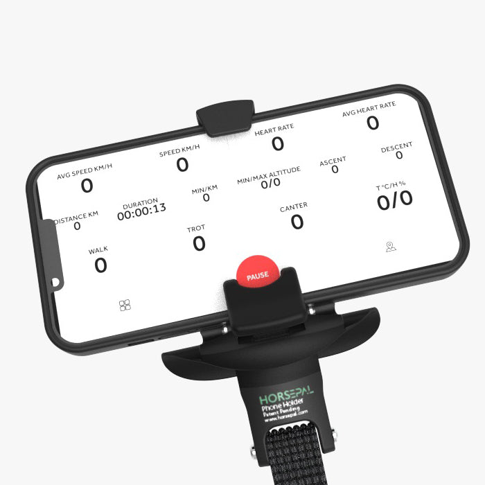 English Saddle Phone Holder