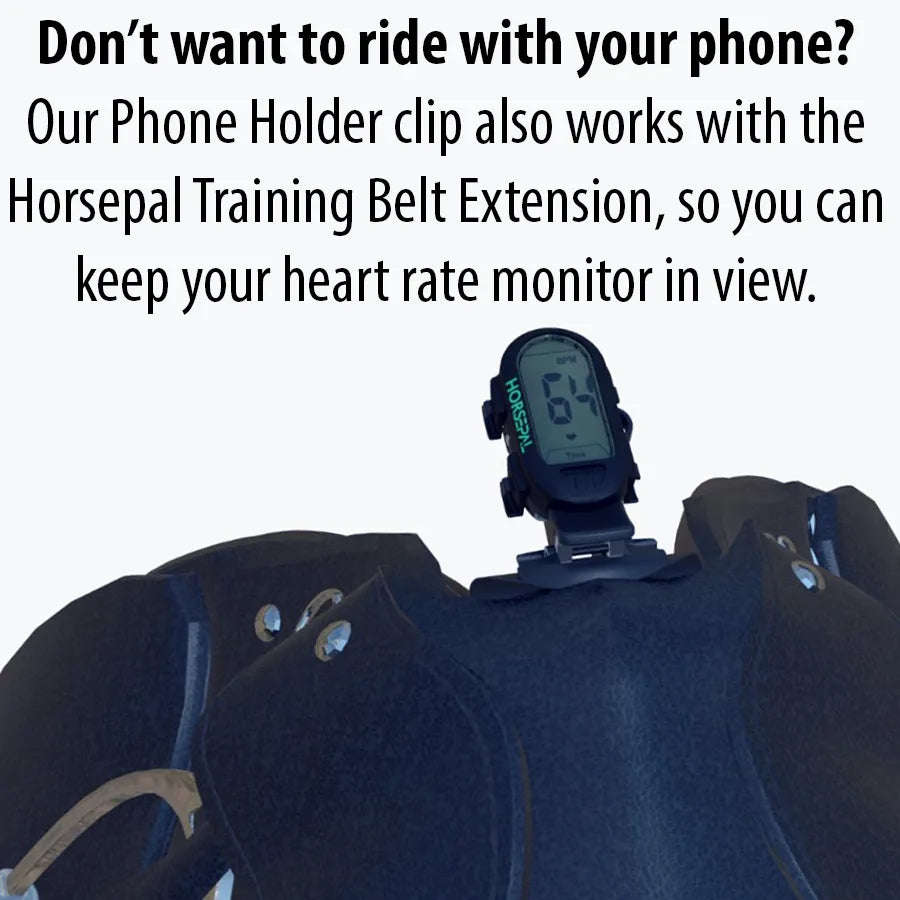 English Saddle Phone Holder